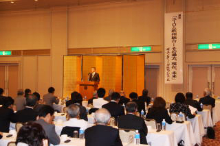 岡山経済同友会と合同講演会の様子