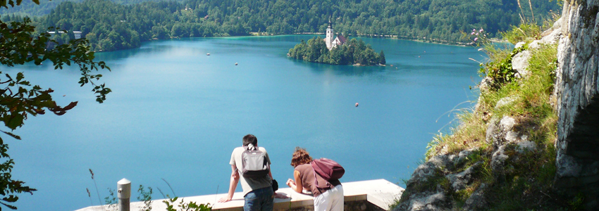 スロベニア「ブレッド湖」